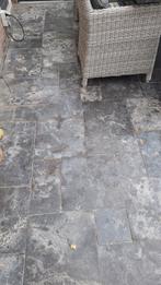 Grijs zwarte tegel gratis, Ophalen, Gebruikt, Beton, Terrastegels