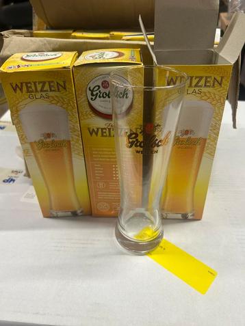Grolsch Weitzen glazen nieuw beschikbaar voor biedingen