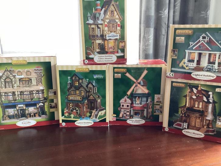 Lemax Kersthuisjes - Compleet Dorp!, Diversen, Kerst, Gebruikt, Ophalen
