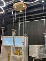 Hanglamp LED chandelier nieuw lamp dimbaar 3 kleur, Huis en Inrichting, Lampen | Hanglampen, Ophalen of Verzenden, Nieuw, Glas
