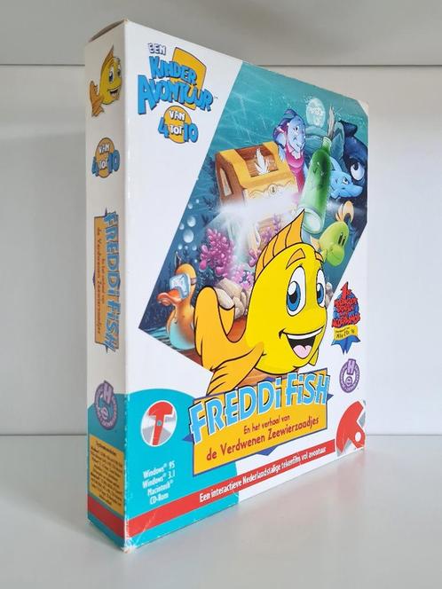 Freddi Fish - PC/Mac Big Box, Spelcomputers en Games, Games | Pc, Avontuur en Actie, 1 speler, Vanaf 3 jaar, Verzenden