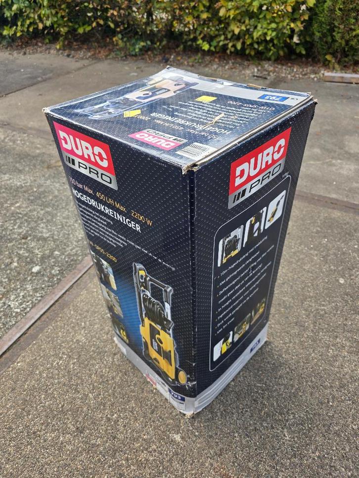 DURO Pro Hogedrukreiniger - NIEUW in doos, Tuin en Terras, Hogedrukreinigers, Nieuw, Elektrisch, Ophalen of Verzenden