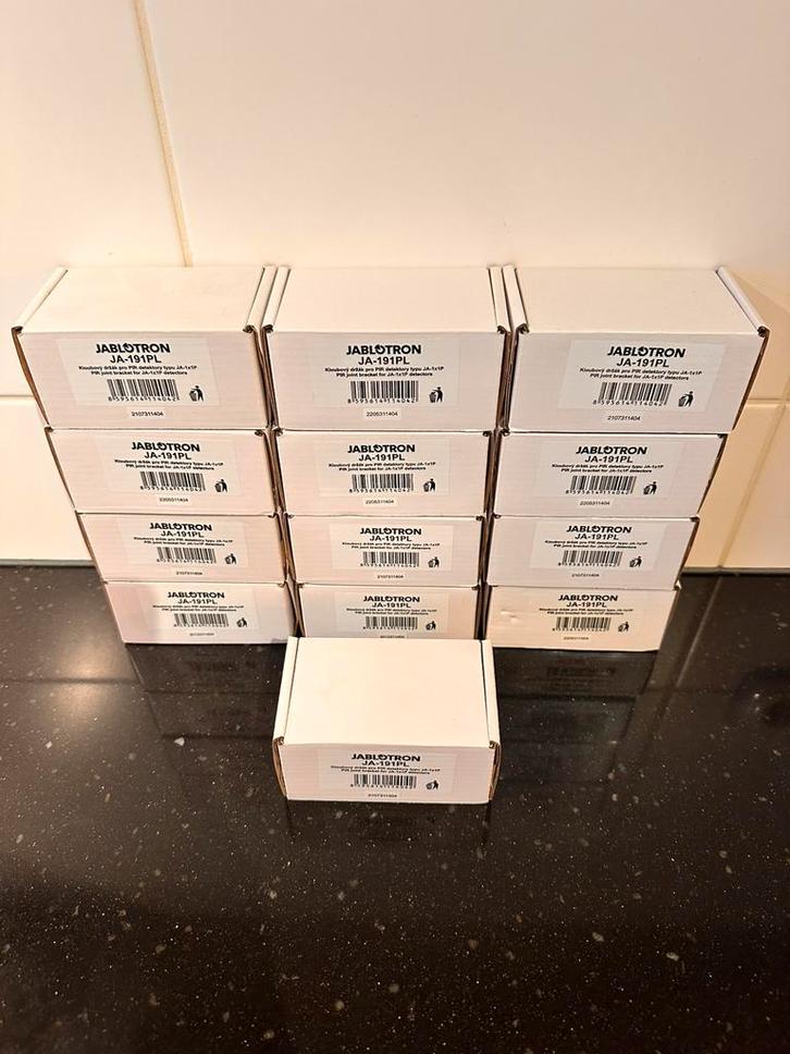 13x Jablotron JA-191PL Scharnierhouder voor Design PIR Nieuw, Doe-het-zelf en Verbouw, Alarmsystemen, Nieuw, Detector, Sensor of Melder