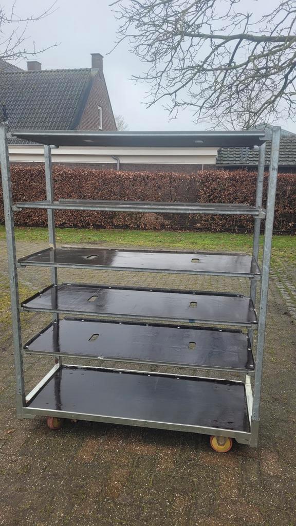 Deense kar / Deense container met 5 legborden, Doe-het-zelf en Verbouw, Transportwagens, Verzenden