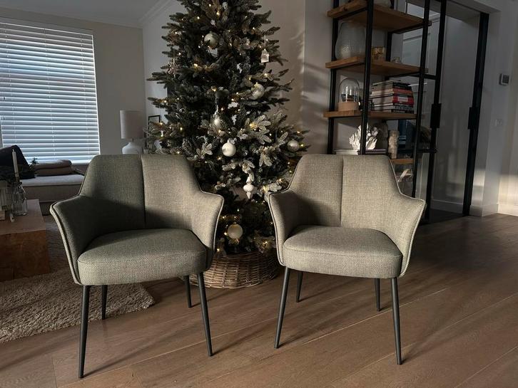 eetkamerstoel van Kwantum, Huis en Inrichting, Stoelen, Nieuw, Twee, Stof, Overige kleuren, Ophalen of Verzenden