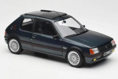 Peugeot 205 GTI 1.9 Magic '90 groen 1/18 LIM ED NOREV 184859, Hobby en Vrije tijd, Modelauto's | 1:18, Nieuw, Auto, Norev, Verzenden