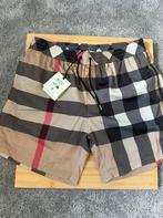 Burberry zwembroek bruin zwart rood nieuw XXL, Beige, Maat 56/58 (XL), Ophalen of Verzenden, Zwemshort