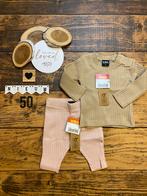 Baby girl wibra setje broekje licht roxe shirtje beige 50, Kinderen en Baby's, Babykleding | Maat 50, Meisje, Nieuw, Ophalen of Verzenden