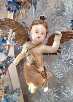 Antieke wasengel 1890 kerstversiering engeltje, Verzenden