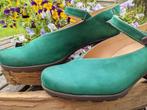 Durea dames zomer pump, maat 5,5 H, zgan, Ophalen of Verzenden, Zo goed als nieuw, Groen, Overige typen