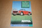 Triumph TR6 Parts & Accesory Catalogue, Ophalen of Verzenden