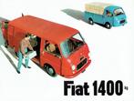 Folder Fiat 1400 Kg Bestelwagen (1966), Verzenden, Gelezen, Overige merken
