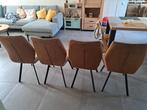 4 eetkamerstoelen, Huis en Inrichting, Stoelen, Ophalen, Gebruikt, Overige kleuren