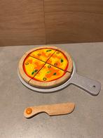 New Classic Toys houten pizza op plank, zgan, Kinderen en Baby's, Speelgoed | Speelkeukens, Ophalen of Verzenden, Zo goed als nieuw