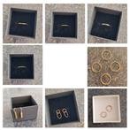 Vergulde sieraden - ringen en oorbellen goud, Goud, Goud, Ophalen of Verzenden, Zo goed als nieuw