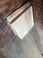 Gratis!! 14 beige/ zand steen 60x 60 + 10 wit marmer, Ophalen