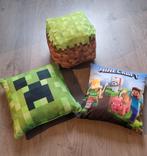 3 Minecraft kussens, Huis en Inrichting, Ophalen of Verzenden, Vierkant