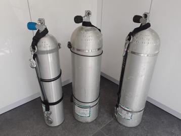 Stage bottle aluminium duikfles tank sidemount. beschikbaar voor biedingen