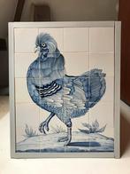 Oud Tegeltableau Kip, Antiek en Kunst, Ophalen of Verzenden