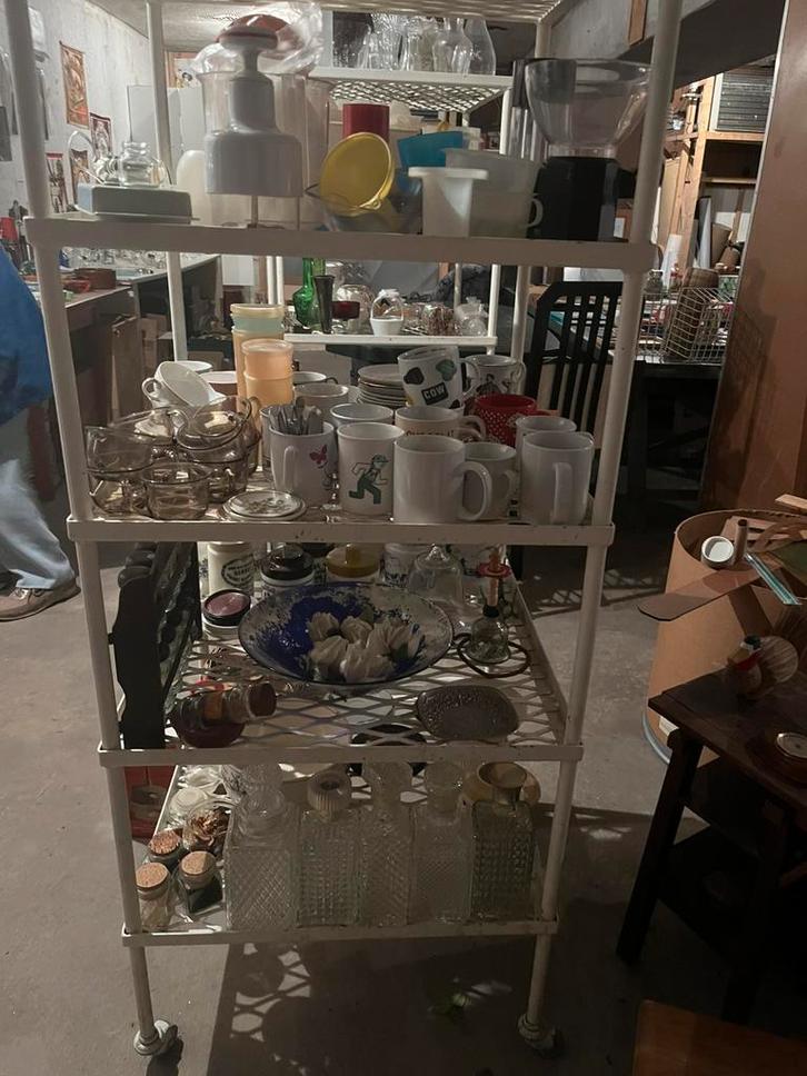 Servies glaswerk decoratie, Huis en Inrichting, Keuken | Servies, Zo goed als nieuw, Kop(pen) en/of Schotel(s), Overige stijlen