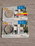 Het rietveld vijfje in coincard bu en unc, Postzegels en Munten, Munten | Nederland, Ophalen of Verzenden, Koningin Beatrix, Euro's