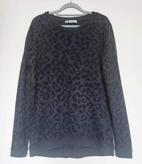 Asymmetrische oversized sweater met rafelrandjes, Kleding | Dames, Truien en Vesten, Gedragen, Maat 34 (XS) of kleiner, Grijs