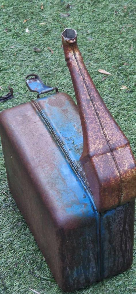 Vintage All Boy Jerrycan (brocante), Antiek en Kunst, Curiosa en Brocante, Ophalen of Verzenden