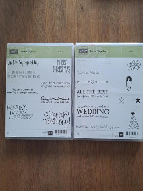 Stampin' Up! Better Together, Hobby en Vrije tijd, Stempelen, Gebruikt, EZ-mounted stempel, Ophalen of Verzenden