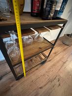 Dranktafel, Ophalen, Rechthoekig, Hout