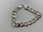V4 Prachtige zilveren armband gourmet schakel, Sieraden, Tassen en Uiterlijk, Armbanden, Ophalen of Verzenden, X, Zilver, Zilver