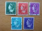 Koningin Wilhelmina type Konijnenburg 7x, Postzegels en Munten, Ophalen of Verzenden, T/m 1940, Gestempeld