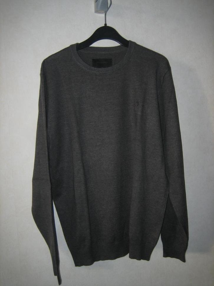 mooie dunne donkergr. trui heren Jack & Jones Premium maat L, Kleding | Heren, Truien en Vesten, Gedragen, Maat 48/50 (M), Grijs