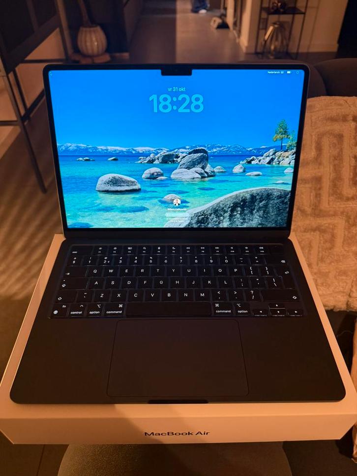 Apple MacBook Air 13 inch (2024) M3 8GB/256GB. Bijna NIEUW!, Computers en Software, Apple Macbooks, Zo goed als nieuw, MacBook Air