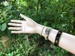 Armbanden jaren 70 80, Ophalen of Verzenden, Zo goed als nieuw, Zwart, Kunststof of Plastic