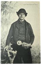 Ansichtkaart Boer Zuid-Beveland | Klederdracht, Verzamelen, Ophalen of Verzenden, Voor 1920, Ongelopen, Zeeland