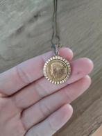 John F. Kennedy hanger ketting munt vintage antiek, Ophalen of Verzenden, Gebruikt, Overige materialen