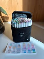 Ohuhu Art Markers 60 stuks + 48 stuks, Hobby en Vrije tijd, Tekenen, Ophalen, Zo goed als nieuw, Potlood of Stift