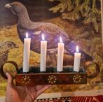 Vintage Advent Kandelaar Zweeds Koper/Messing, Ophalen of Verzenden, Koper of Brons