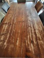 Koloniale tafel met gebruikssporen, Huis en Inrichting, Ophalen, Gebruikt, 50 tot 100 cm, Vijf personen of meer
