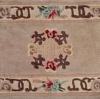 Handmade Aubusson tapijt beige roses wol 59x120cm, Aubusson China Oriental, Gebruikt, 100 tot 150 cm, .