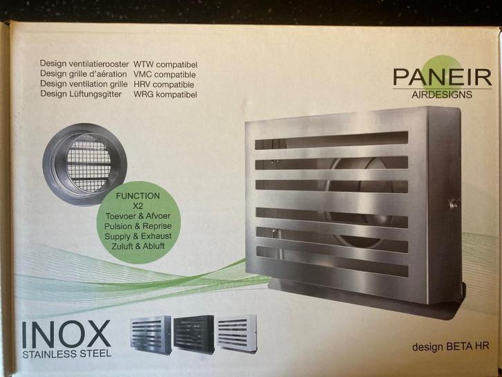 Design ventilatierooster PREMIUM LINE -BETA- Ø 100mm, Doe-het-zelf en Verbouw, Ventilatie en Afzuiging, Nieuw, Ophalen of Verzenden