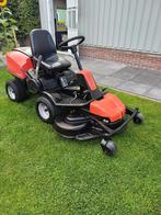 Jonsered 4x4 AWD 18pk 2 Cyl Kawasaki 112cm COMBI Dek!, Tuin en Terras, Zitmaaiers, Gebruikt, Jonsered, Ophalen of Verzenden, Jonsered