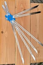Hedue trapspin verenstaal in houten kist 6-delig, Ophalen, Zo goed als nieuw, Minder dan 2 meter