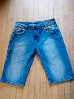 Tom Thompson denim stretch korte jeans maat M, Blauw, Tom Thompson, Ophalen of Verzenden, W33 - W34 (confectie 48/50)