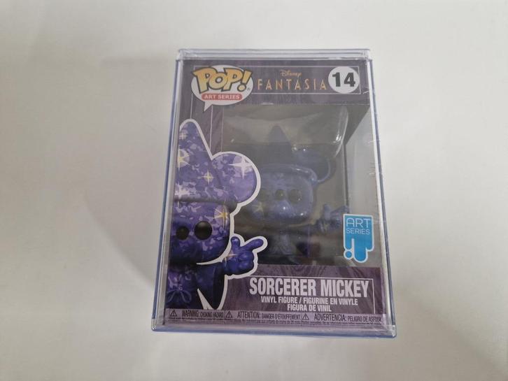 Funko 14 Sorcerer Mickey Art in hardcase (Fantasia, Disney), Verzamelen, Poppetjes en Figuurtjes, Nieuw, Ophalen of Verzenden