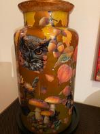 Bronzen Herfstvaas - 37cm - Ophalen, Huis en Inrichting, Ophalen, Overige kleuren, Nieuw, Glas