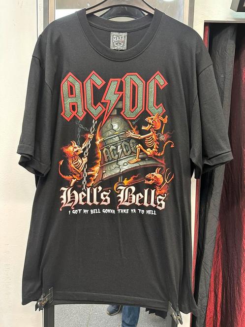 AC DC hells bells t-shirt maat Xl, Kleding | Heren, T-shirts, Nieuw, Maat 56/58 (XL), Zwart, Ophalen of Verzenden