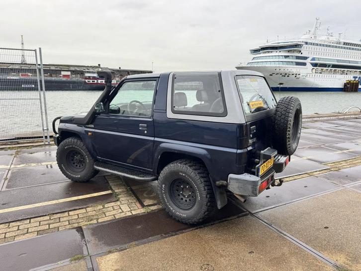 Daihatsu Feroza 1.6 Cabriotop 4WD 1996 Blauw - Nieuwe APK, Auto's, Daihatsu, Particulier, Feroza, 4x4, Alarm, Open dak, Radio