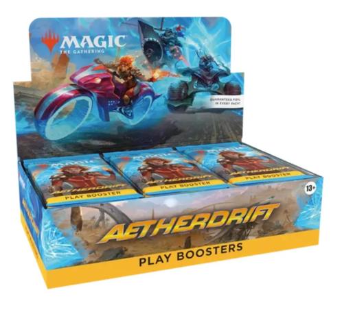 Magic: The Gathering Aetherdrift Play Booster - Display, Hobby en Vrije tijd, Verzamelkaartspellen | Magic the Gathering, Nieuw