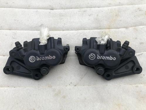 Brembo Remklauwen 65mm zwart remleiding staalomvlochten, Motoren, Onderdelen | Merk-onafhankelijk, Gebruikt, Ophalen of Verzenden
